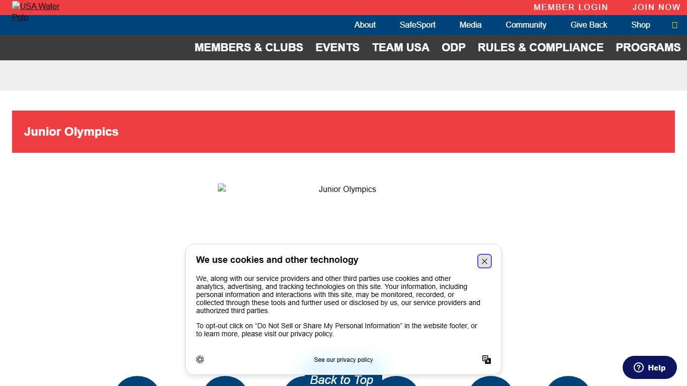 Junior Olympics - Home Page- FINAL - USA Water Polo