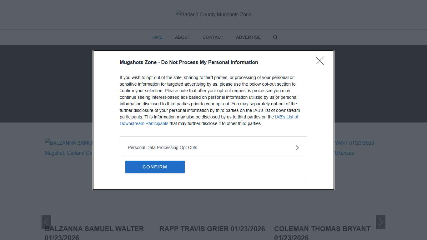Garland County Mugshots Zone
